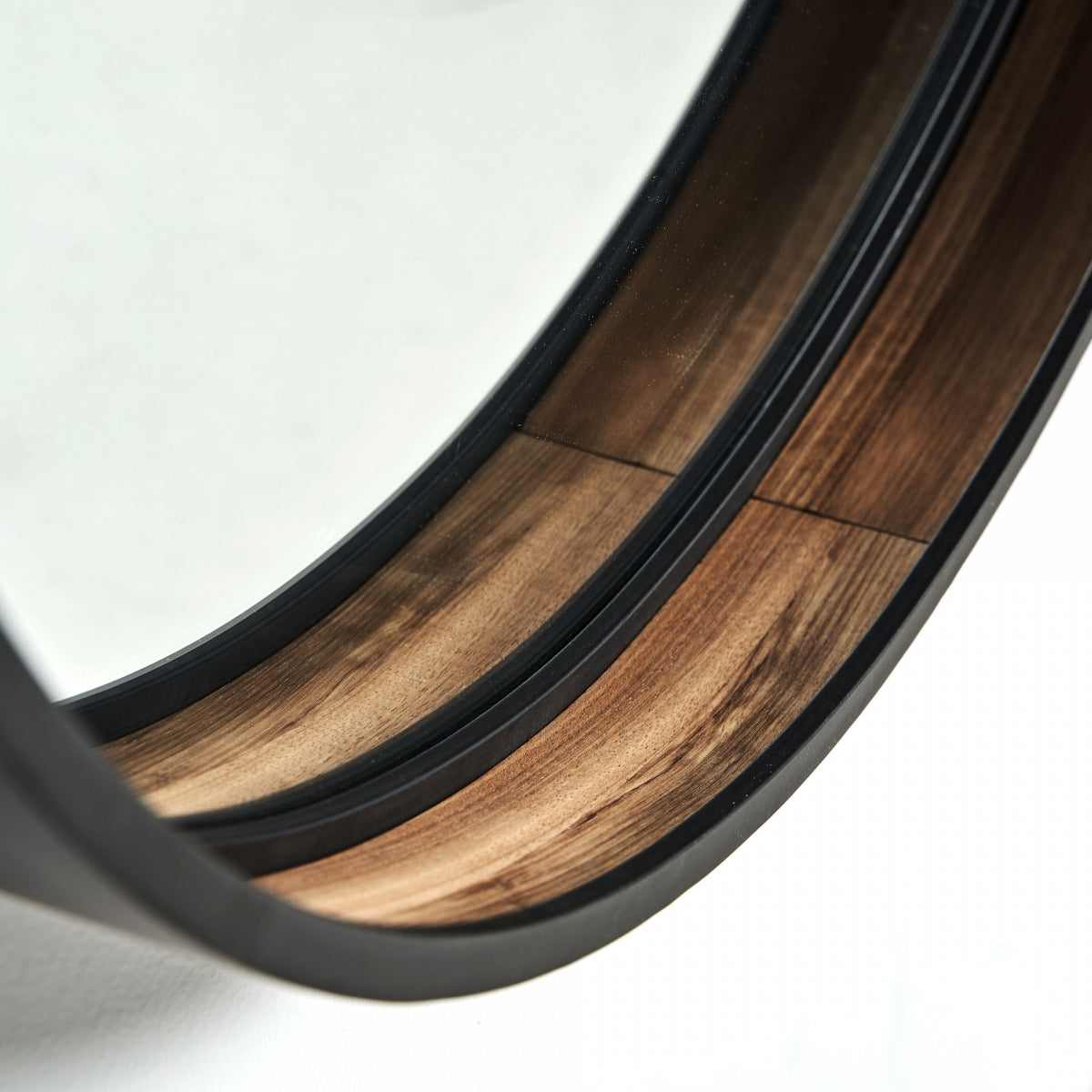 Miroir en bois noir et marron | Vical Aimar