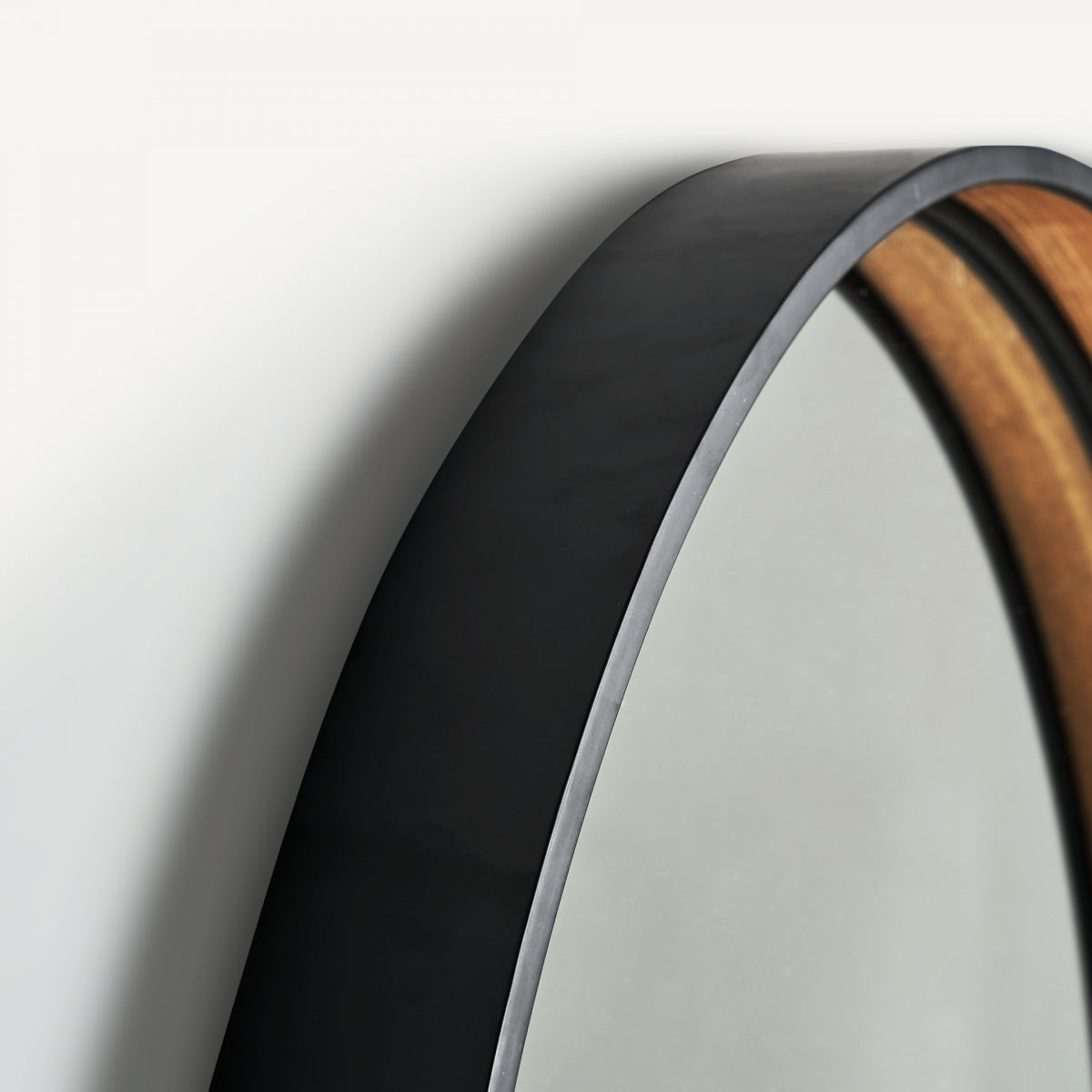 Miroir en bois noir et marron | Vical Aimar