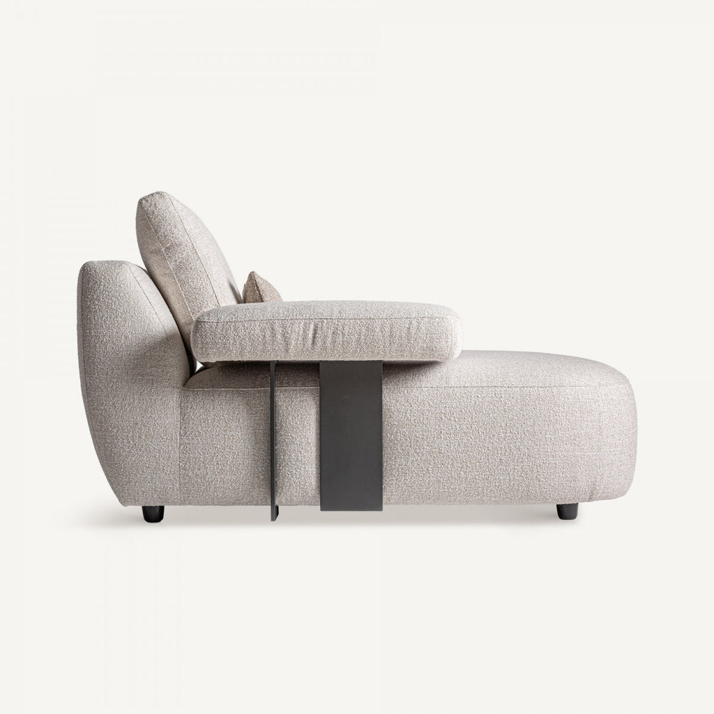 Module d'angle gauche modulable blanc cassé | Ailes VICAL