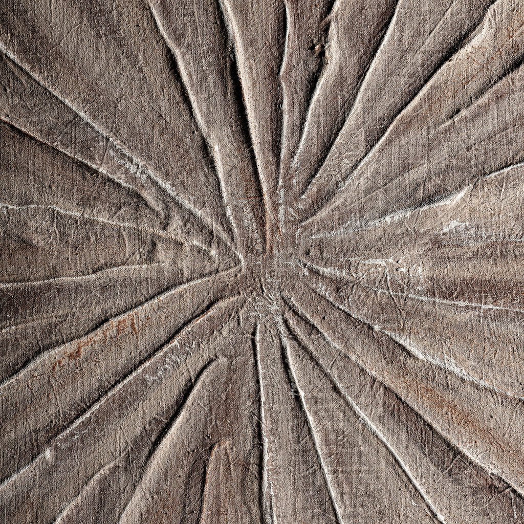 Tableau abstrait beige à motifs | Vical Carel