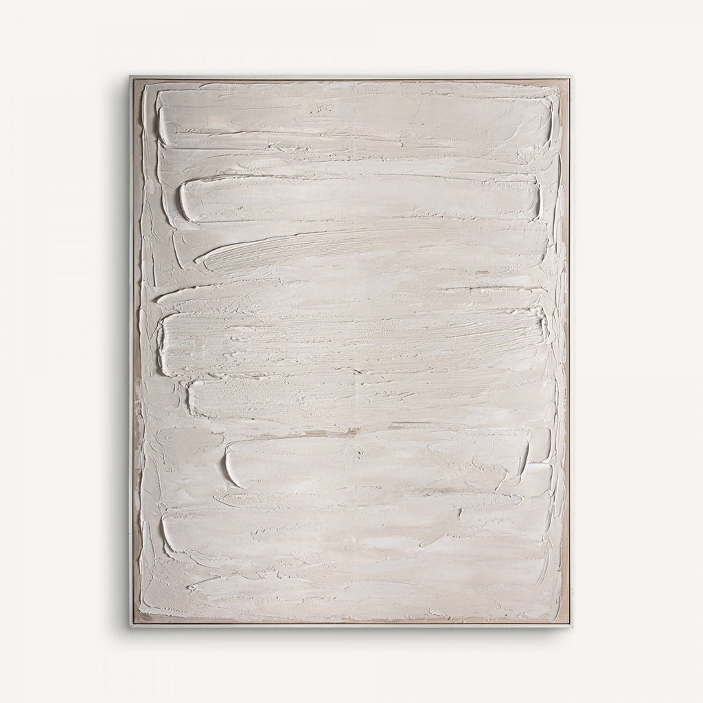 Tableau abstrait blanc cassé | Vical Egil