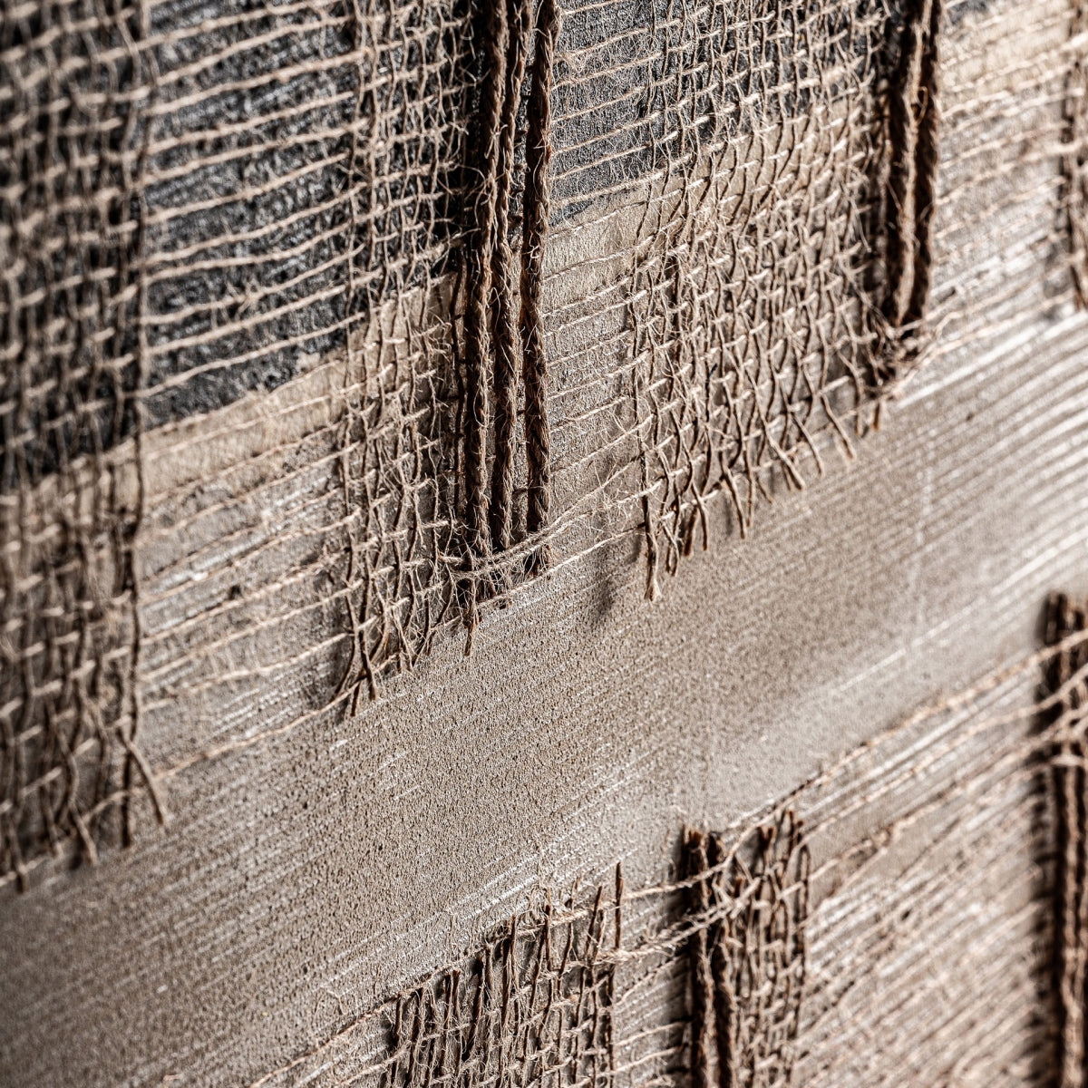 Tableau abstrait marron et gris | Vical Aslan