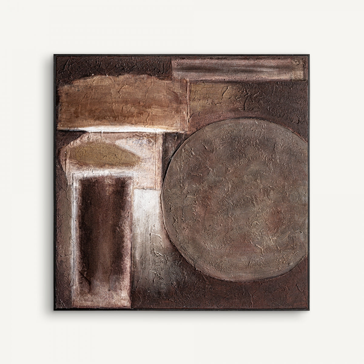 Tableau géométrique marron | Vical Enzo