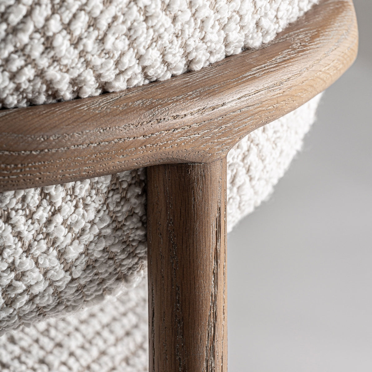 Tabouret de bar en tissu beige | Gerbe Vical