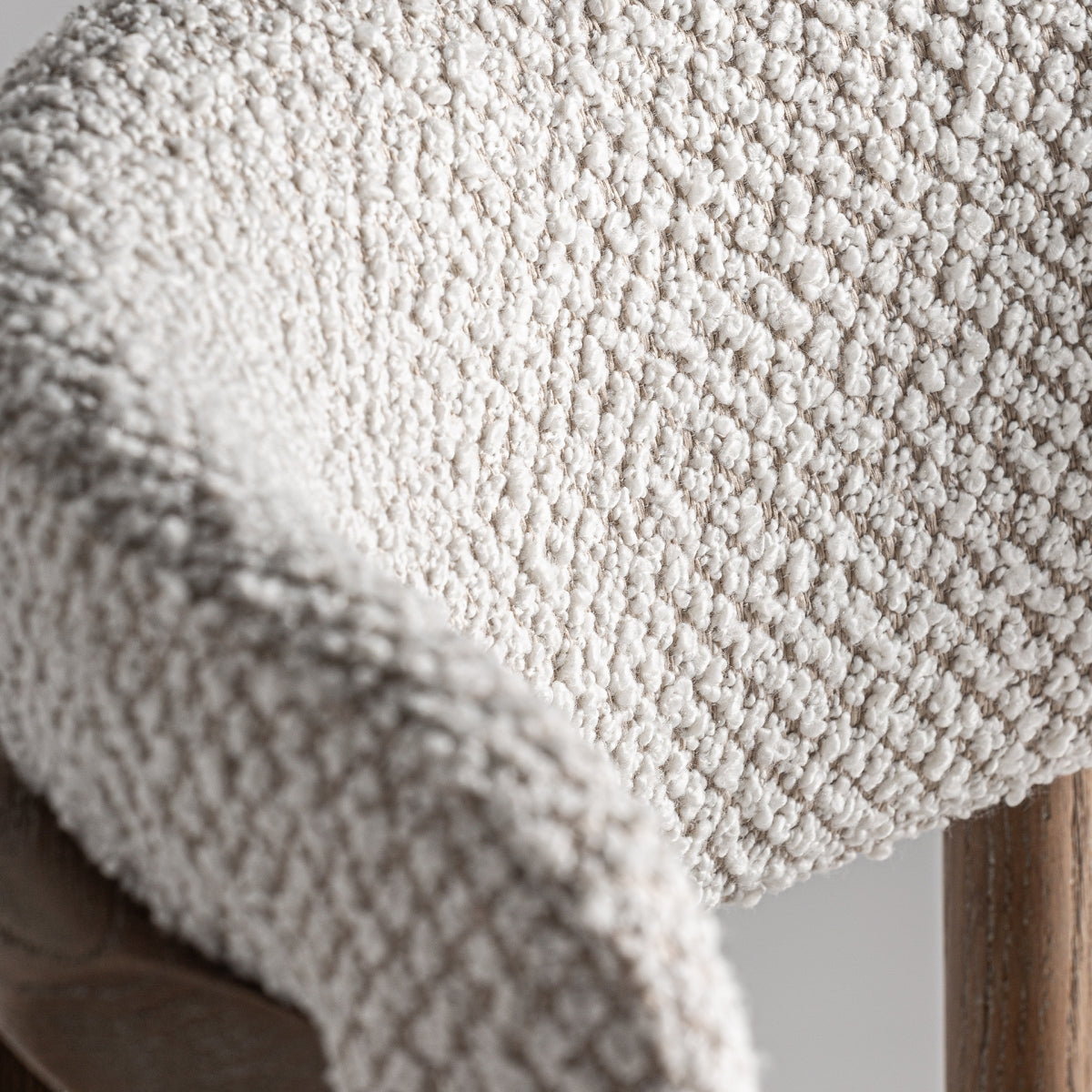 Tabouret de bar en tissu beige | Gerbe Vical